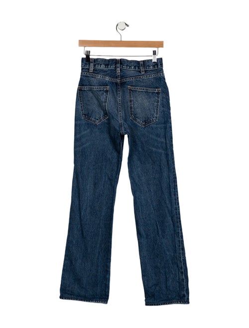 Nili Lotan Mid-Rise Straight Leg Jeans