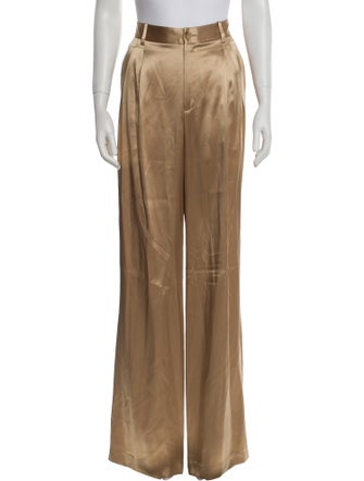 Nili Lotan Silk Wide Leg Pants