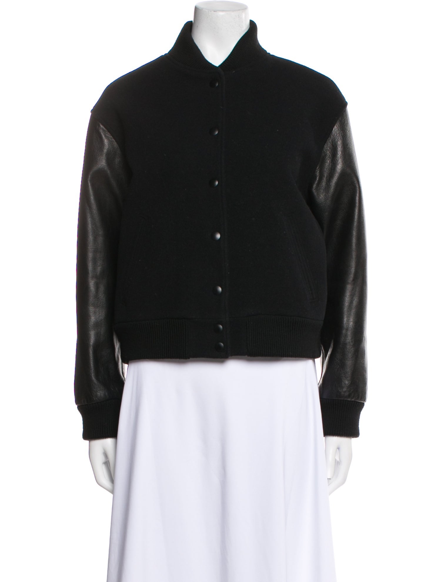 Nili Lotan Wool Bomber Jacket