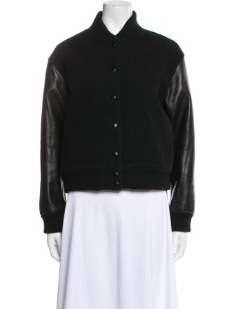 Nili Lotan Wool Bomber Jacket