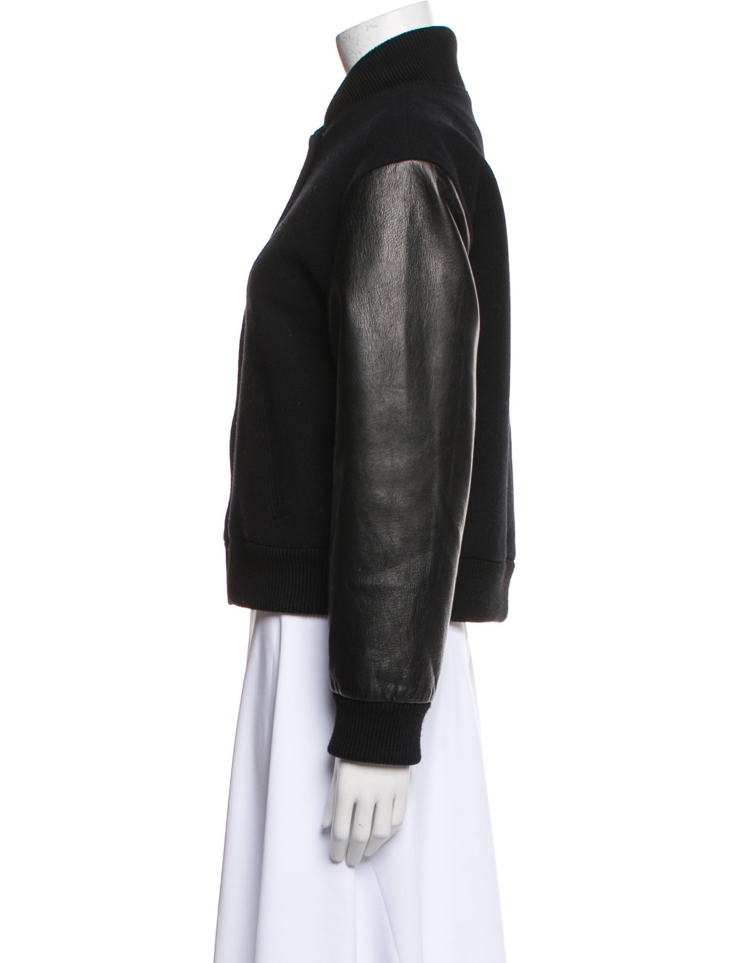 Nili Lotan Wool Bomber Jacket