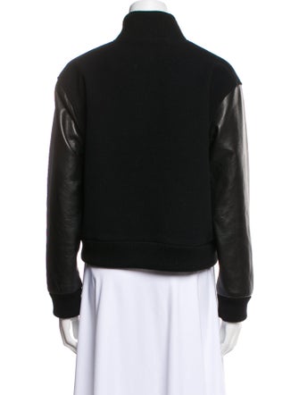 Nili Lotan Wool Bomber Jacket