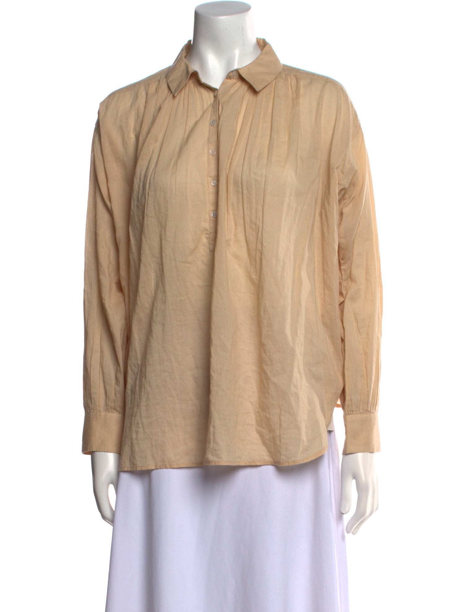 Nili Lotan Long Sleeve Button-Up Top