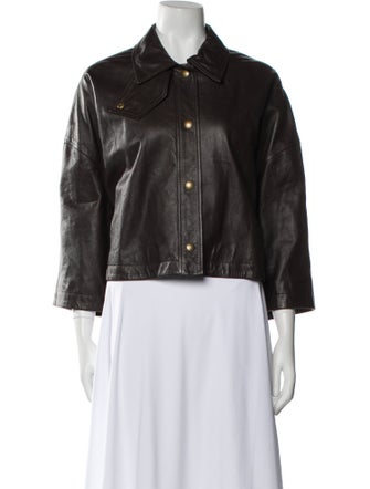 Nili Lotan Lamb Leather Jacket