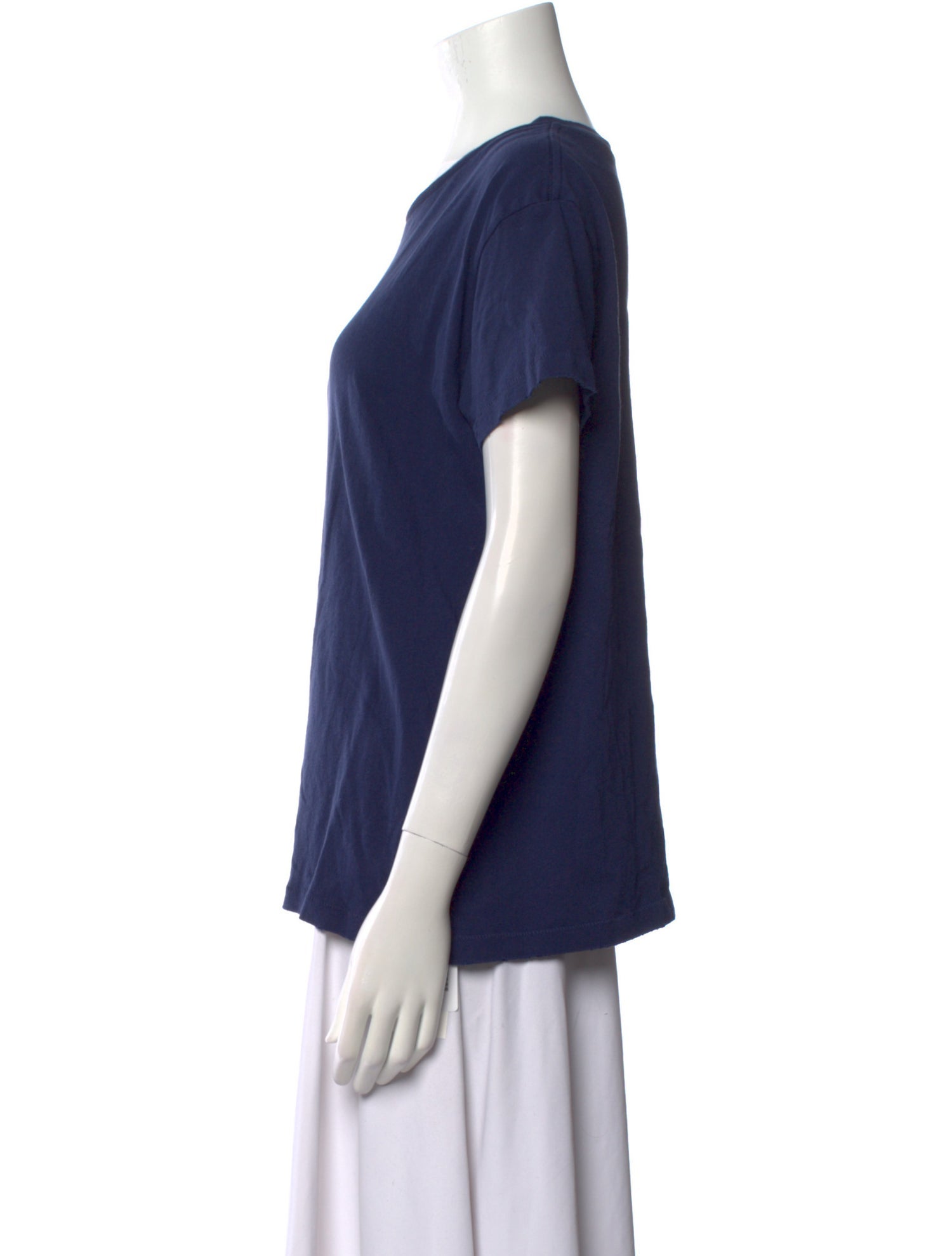 Nili Lotan Scoop Neck Short Sleeve T-Shirt