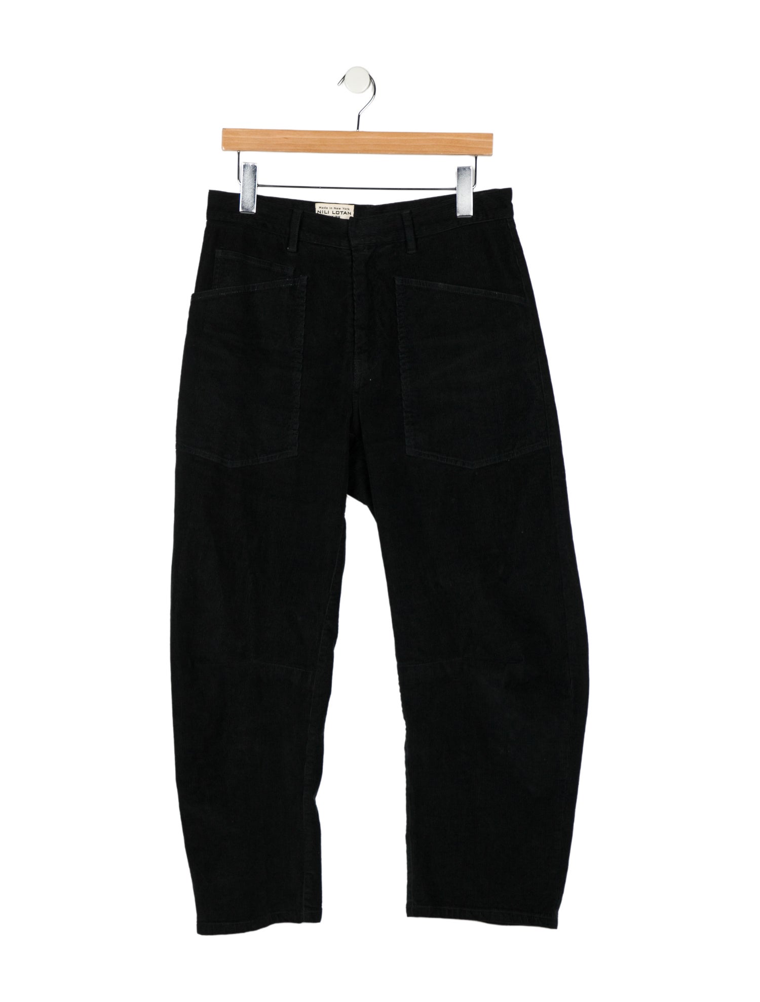 Nili Lotan High-Rise Straight Leg Jeans