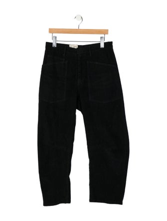 Nili Lotan High-Rise Straight Leg Jeans