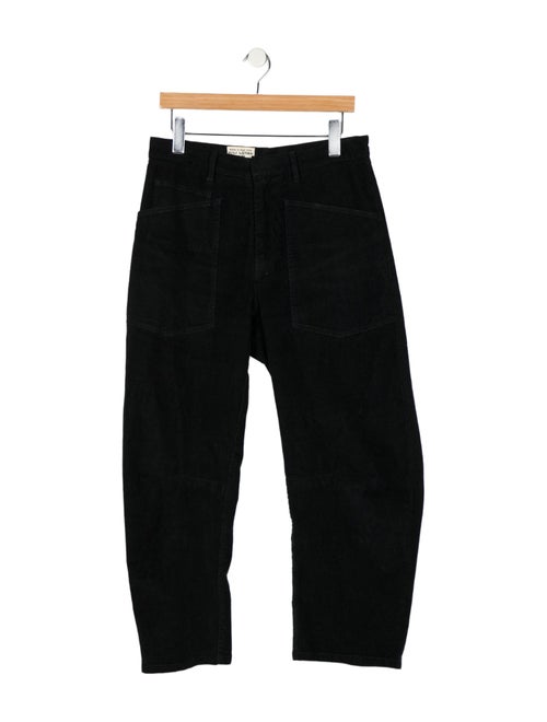 Nili Lotan High-Rise Straight Leg Jeans