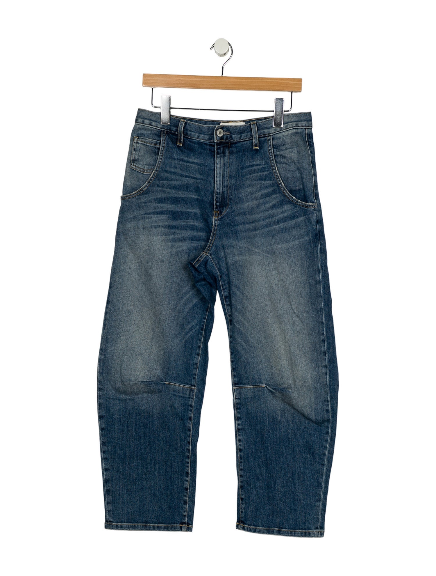 Nili Lotan Mid-Rise Straight Leg Jeans