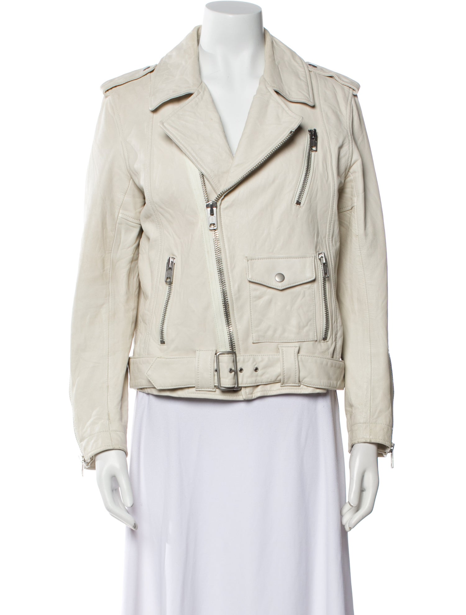 Nili Lotan Leather Biker Jacket