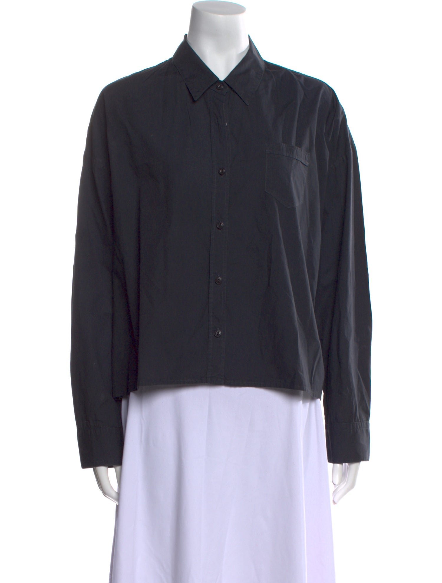 Nili Lotan Long Sleeve Button-Up Top