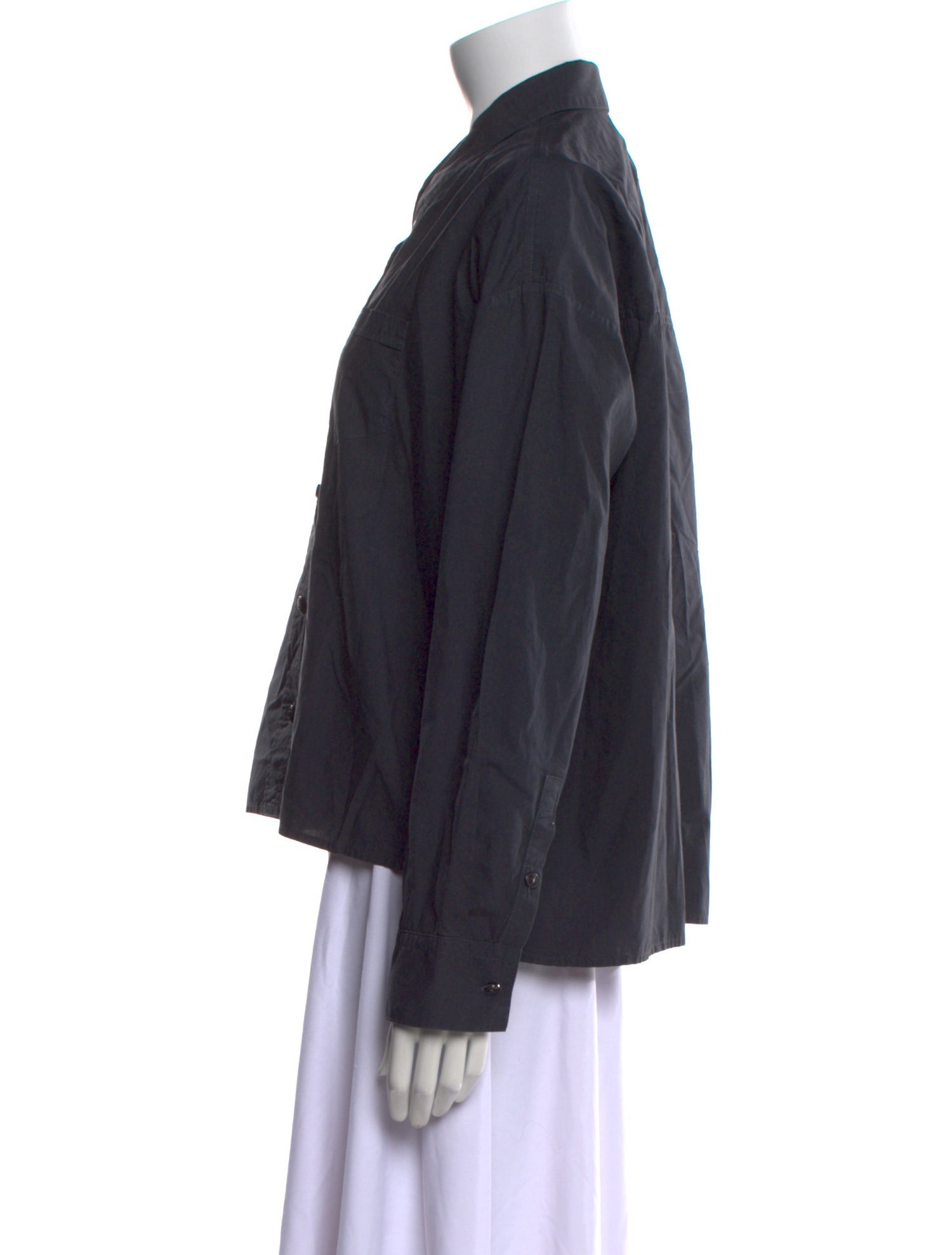 Nili Lotan Long Sleeve Button-Up Top