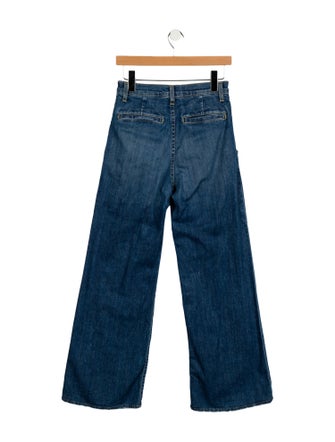 Nili Lotan High-Rise Wide Leg Jeans