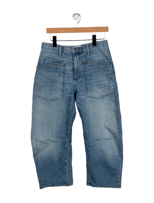 Nili Lotan Mid-Rise Straight Leg Jeans