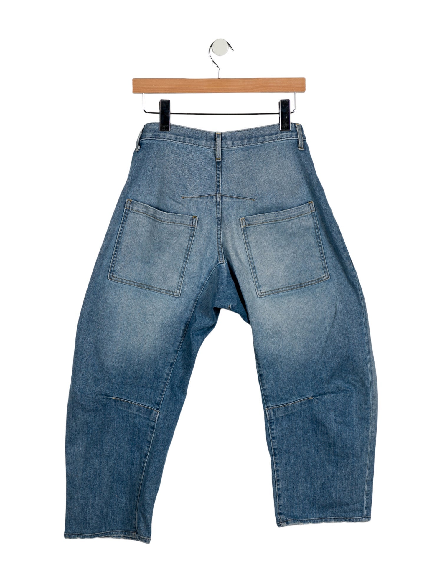 Nili Lotan Mid-Rise Straight Leg Jeans