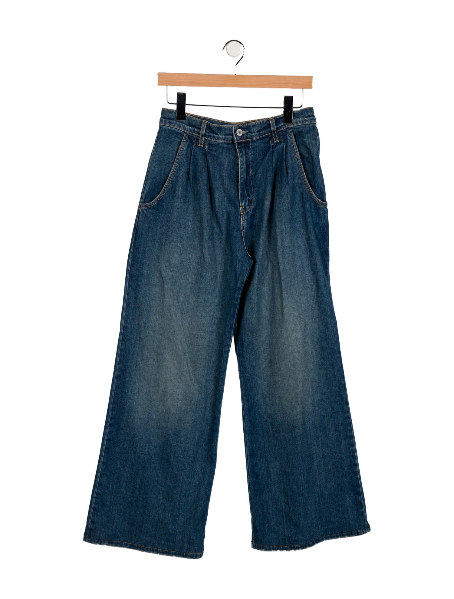 Nili Lotan High-Rise Wide Leg Jeans