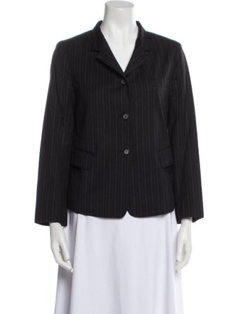 Nili Lotan Virgin Wool Striped Blazer
