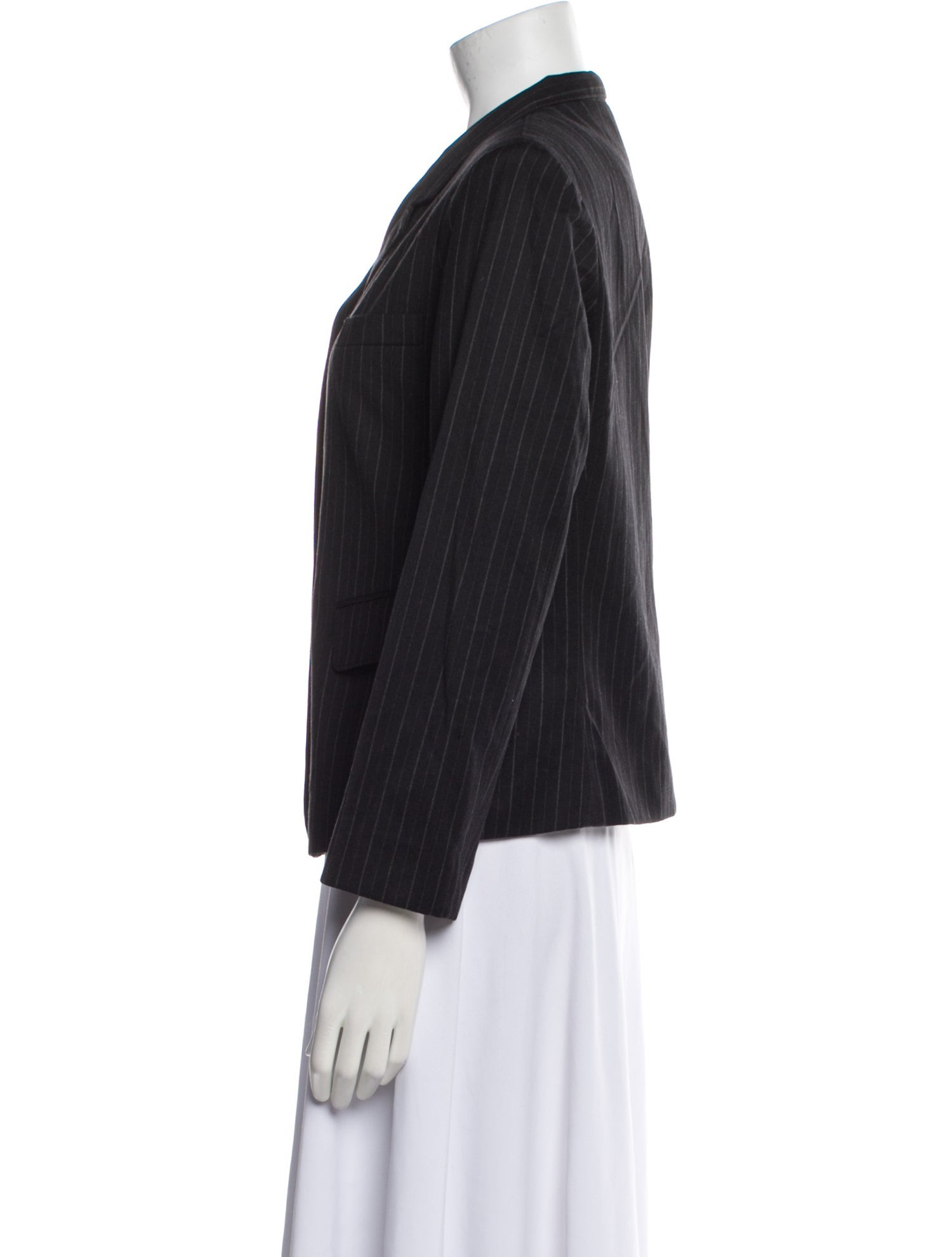 Nili Lotan Virgin Wool Striped Blazer