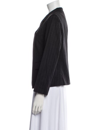 Nili Lotan Virgin Wool Striped Blazer