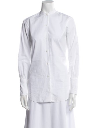 Nili Lotan Long Sleeve Button-Up Top