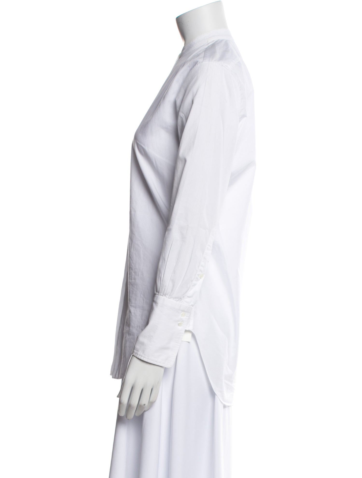 Nili Lotan Long Sleeve Button-Up Top