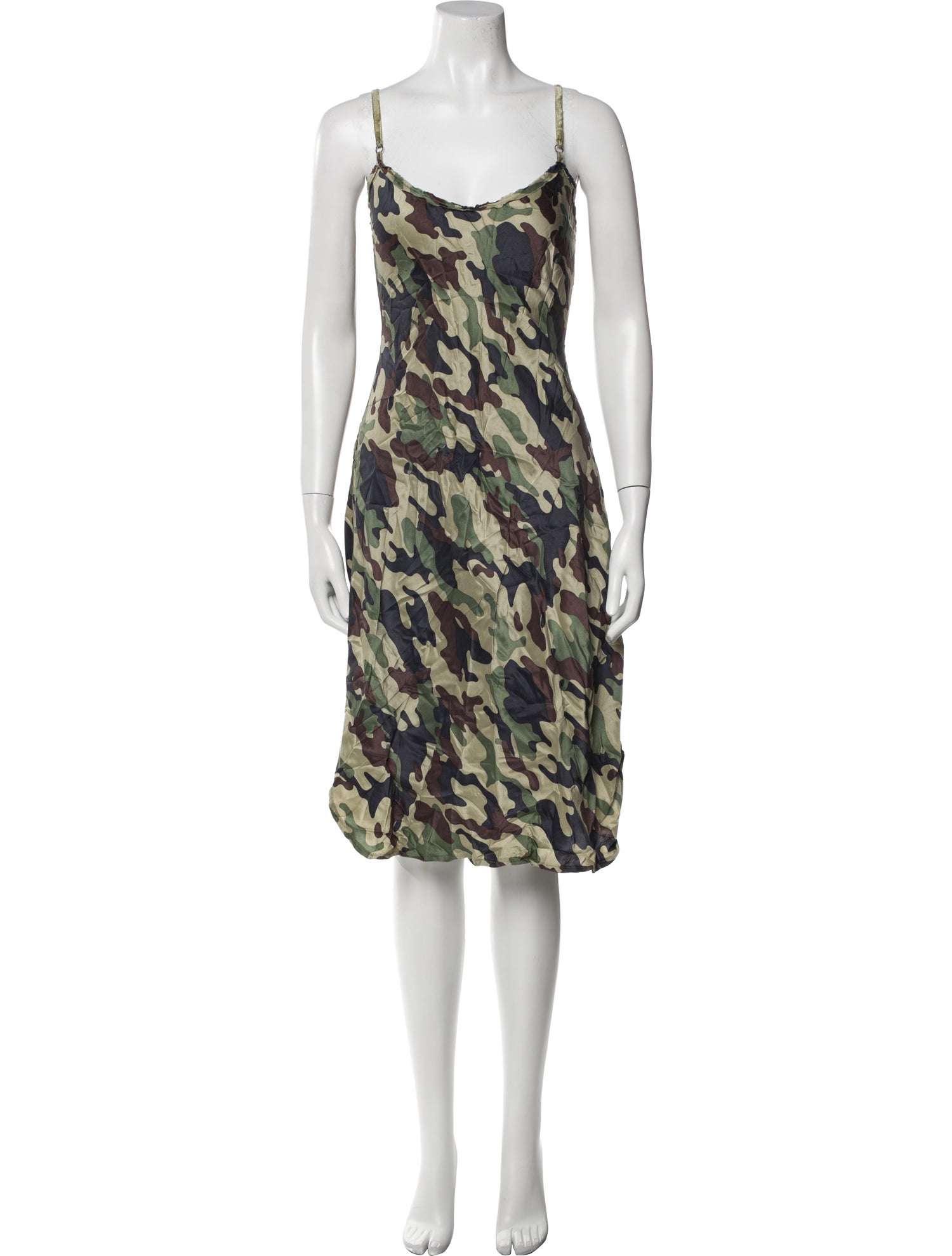 Nili Lotan Silk Midi Length Dress