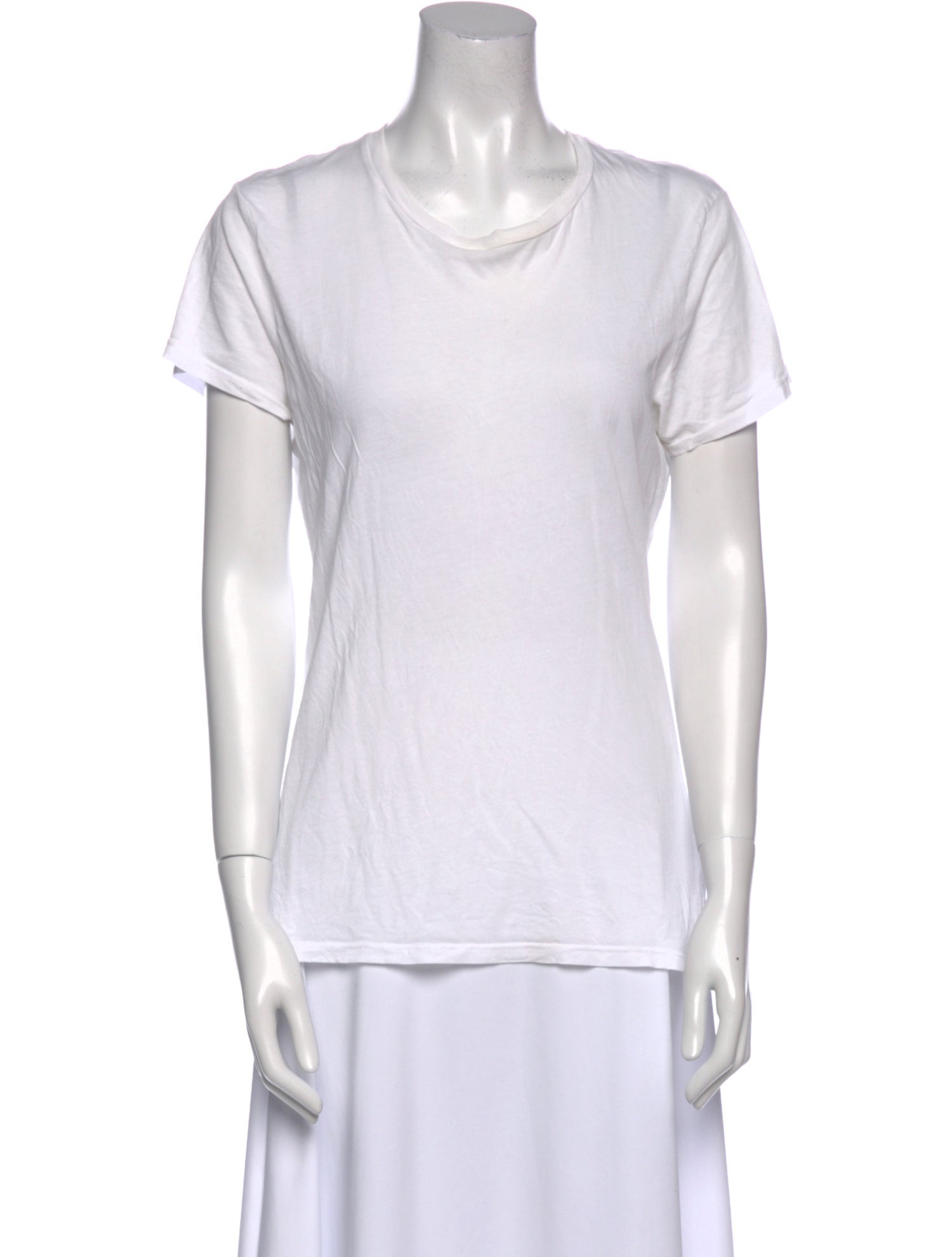 Nili Lotan Scoop Neck Short Sleeve T-Shirt