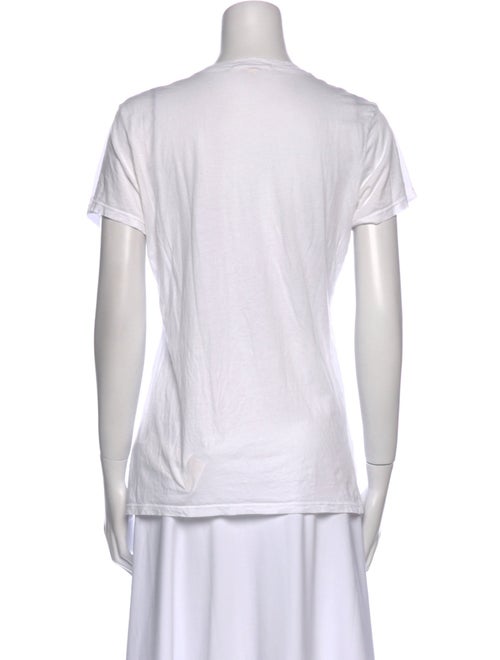 Nili Lotan Scoop Neck Short Sleeve T-Shirt