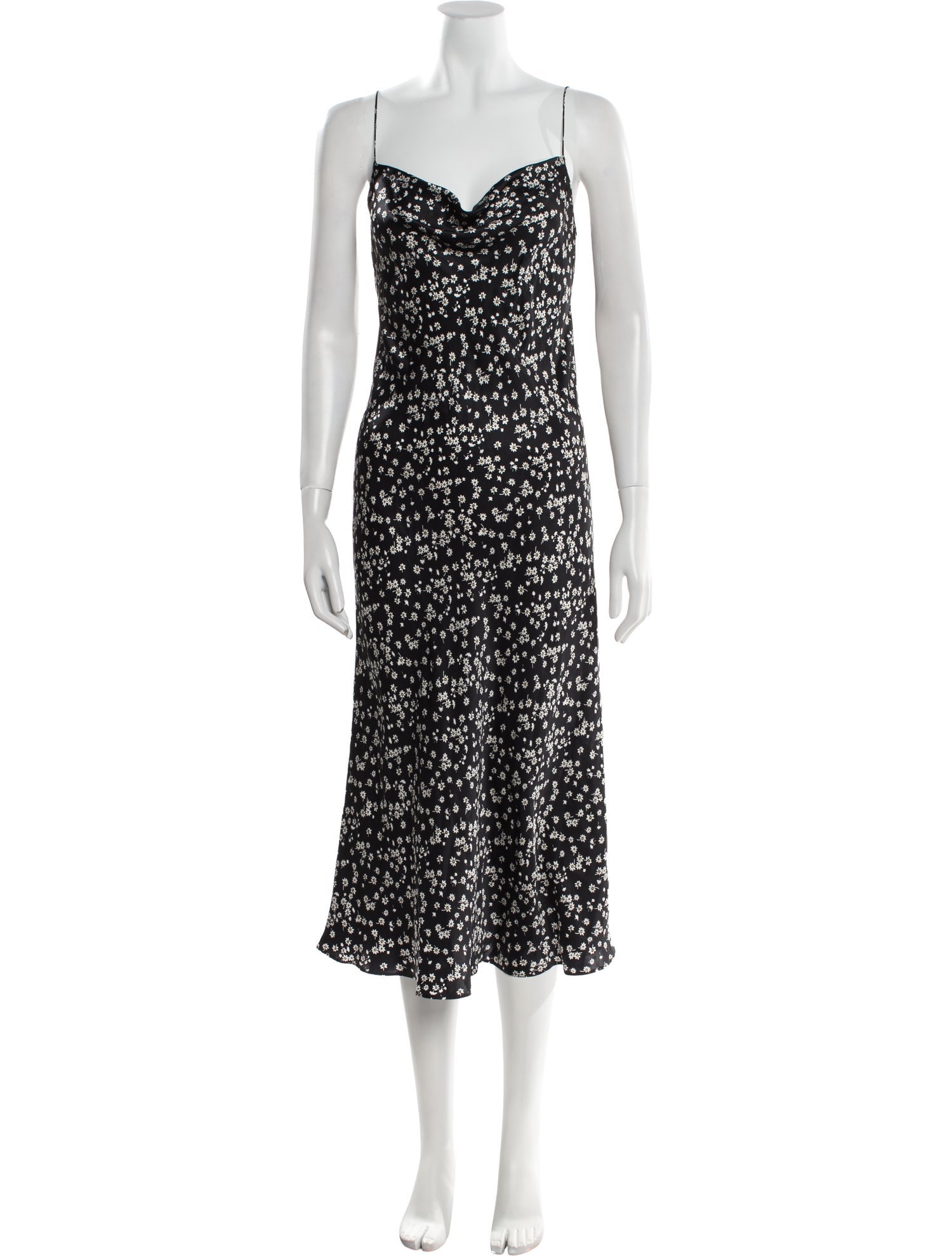 Nili Lotan Silk Midi Length Dress