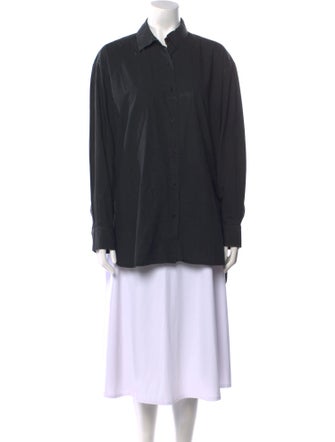 Nili Lotan Long Sleeve Button-Up Top