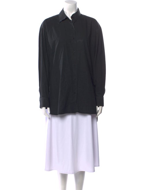 Nili Lotan Long Sleeve Button-Up Top