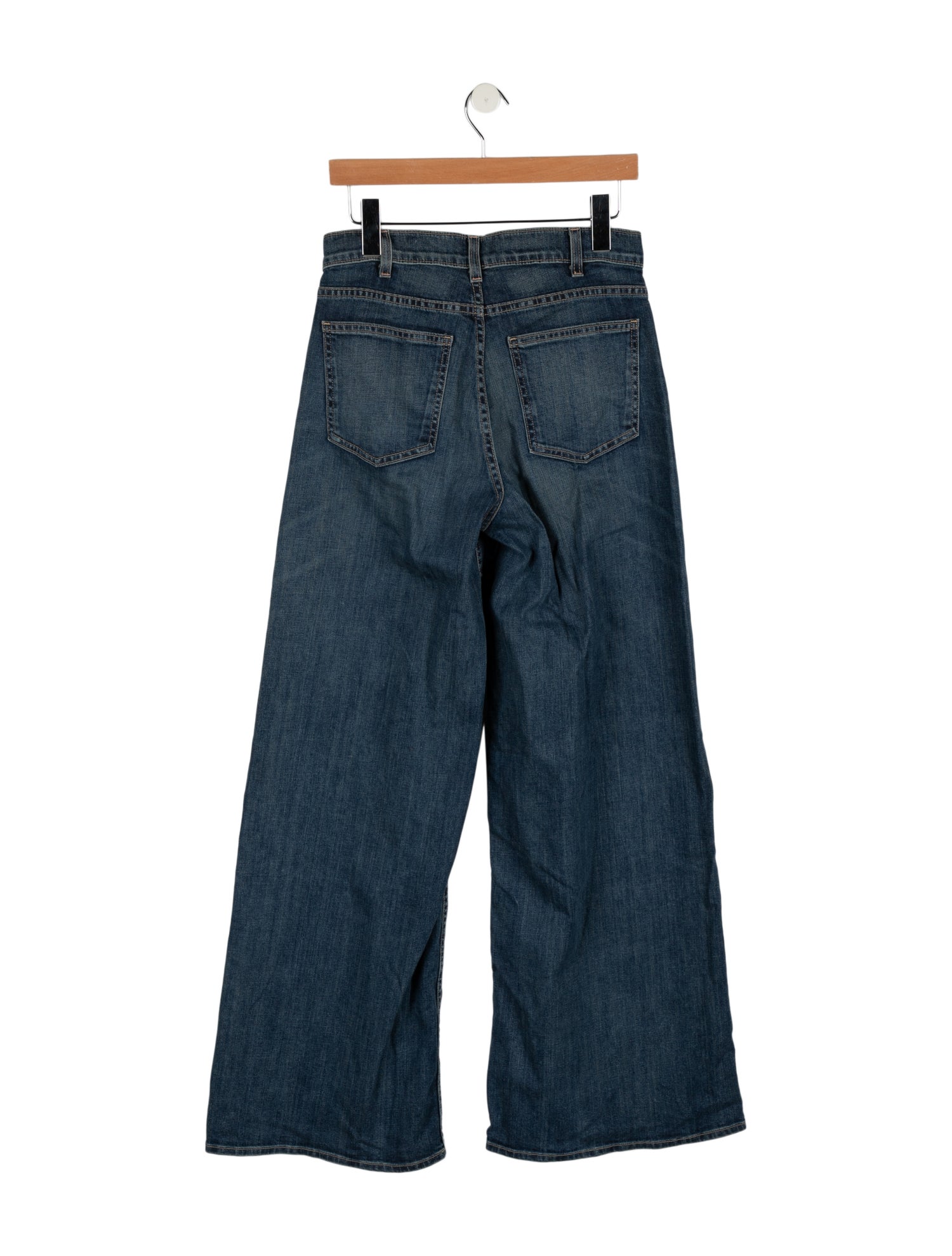 Nili Lotan High-Rise Wide Leg Jeans