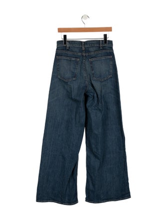 Nili Lotan High-Rise Wide Leg Jeans