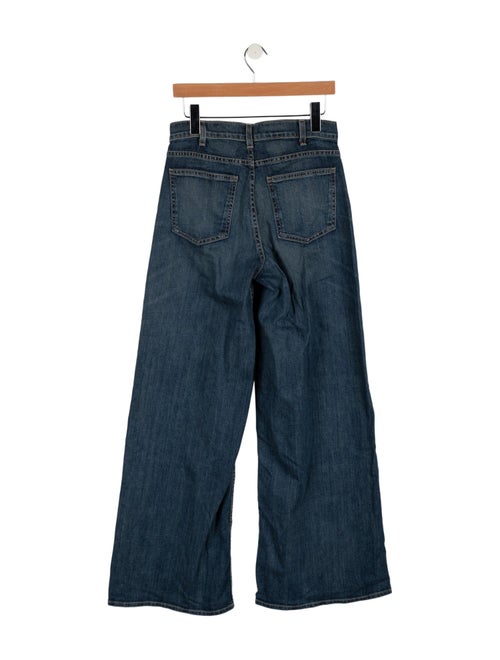 Nili Lotan High-Rise Wide Leg Jeans