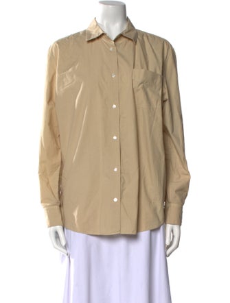 Nili Lotan Long Sleeve Button-Up Top