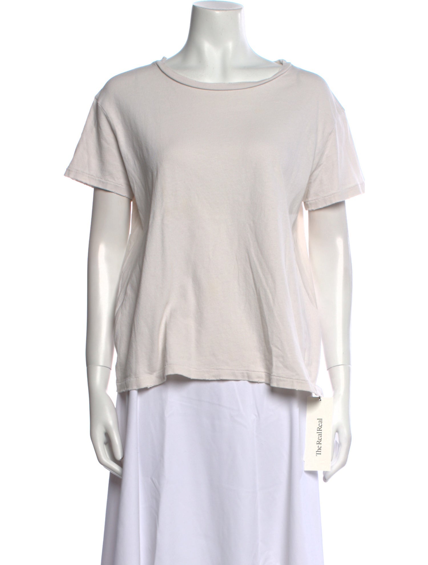 Nili Lotan Scoop Neck Short Sleeve T-Shirt