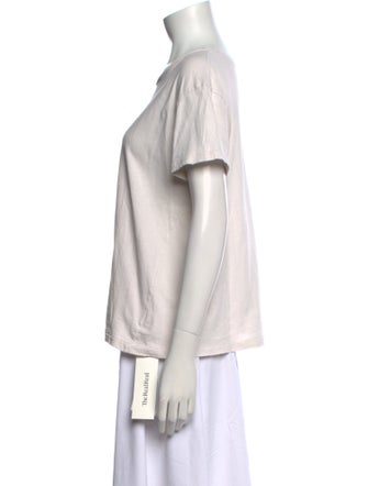 Nili Lotan Scoop Neck Short Sleeve T-Shirt