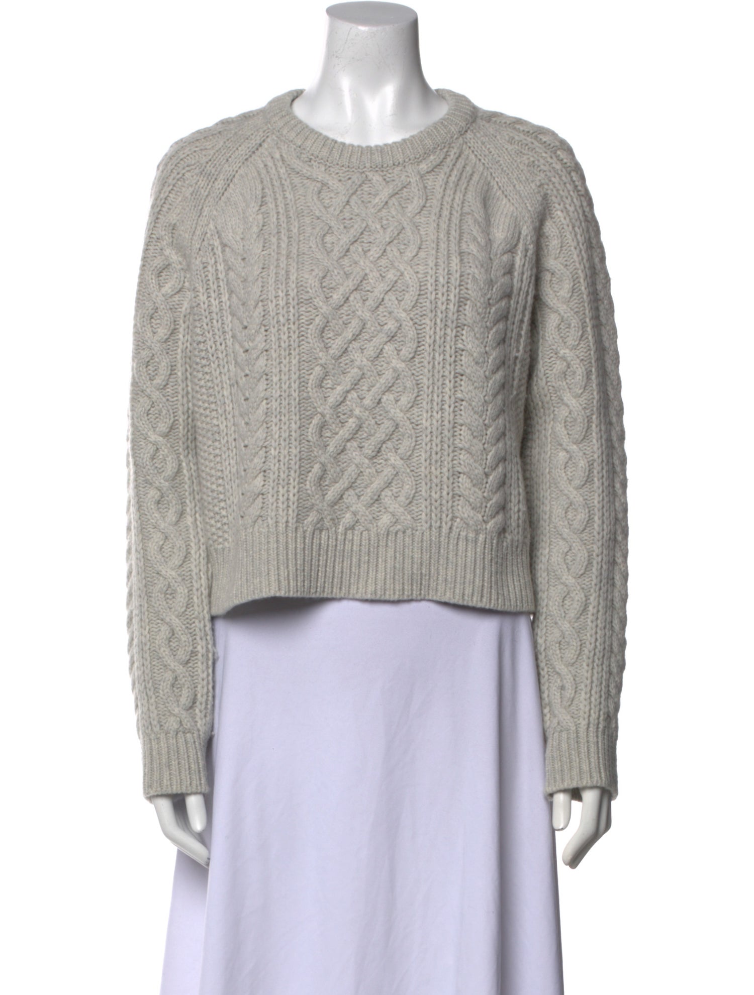 Nili Lotan Lambswool Crew Neck Sweater