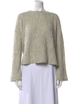 Nili Lotan Cashmere Bateau Neckline Sweater