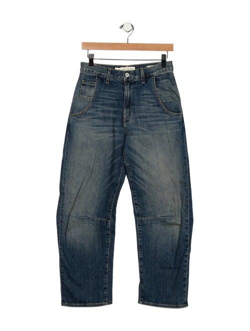 Nili Lotan High-Rise Straight Leg Jeans