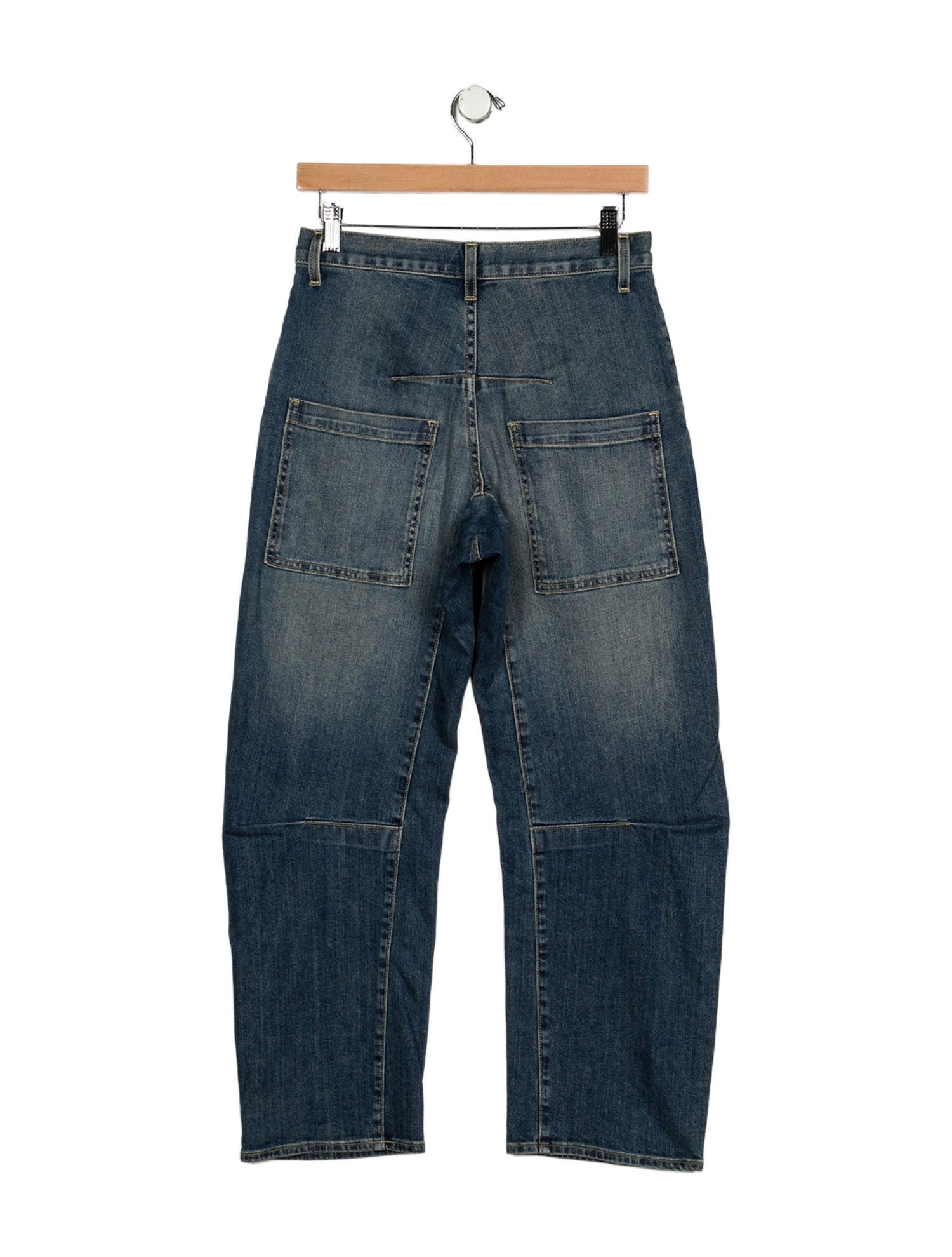 Nili Lotan High-Rise Straight Leg Jeans