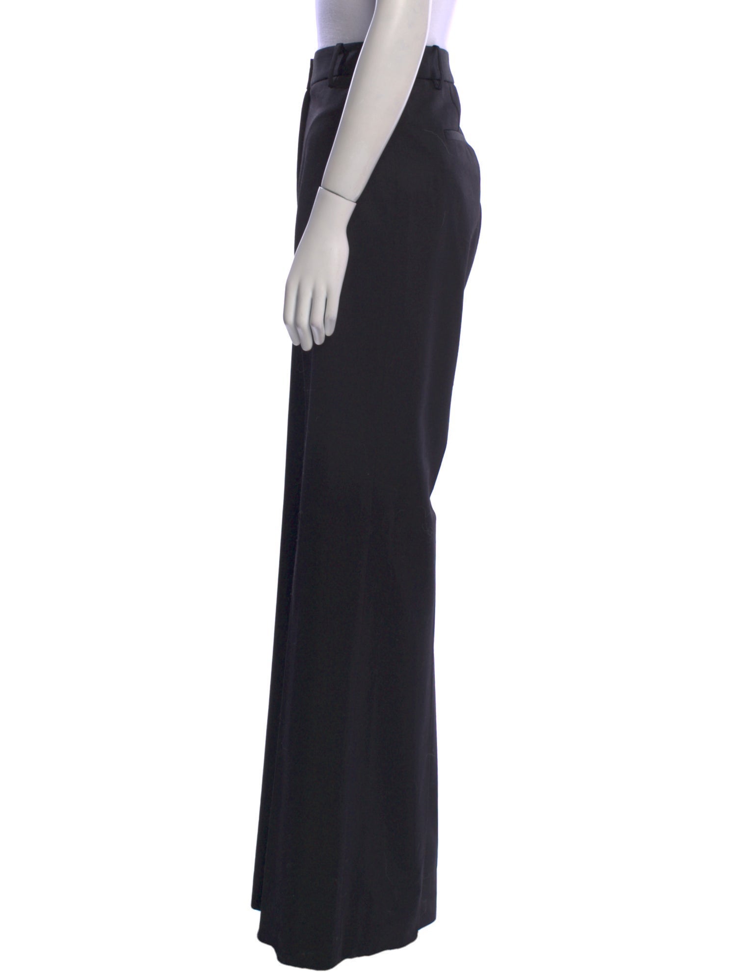 Nili Lotan Virgin Wool Wide Leg Pants