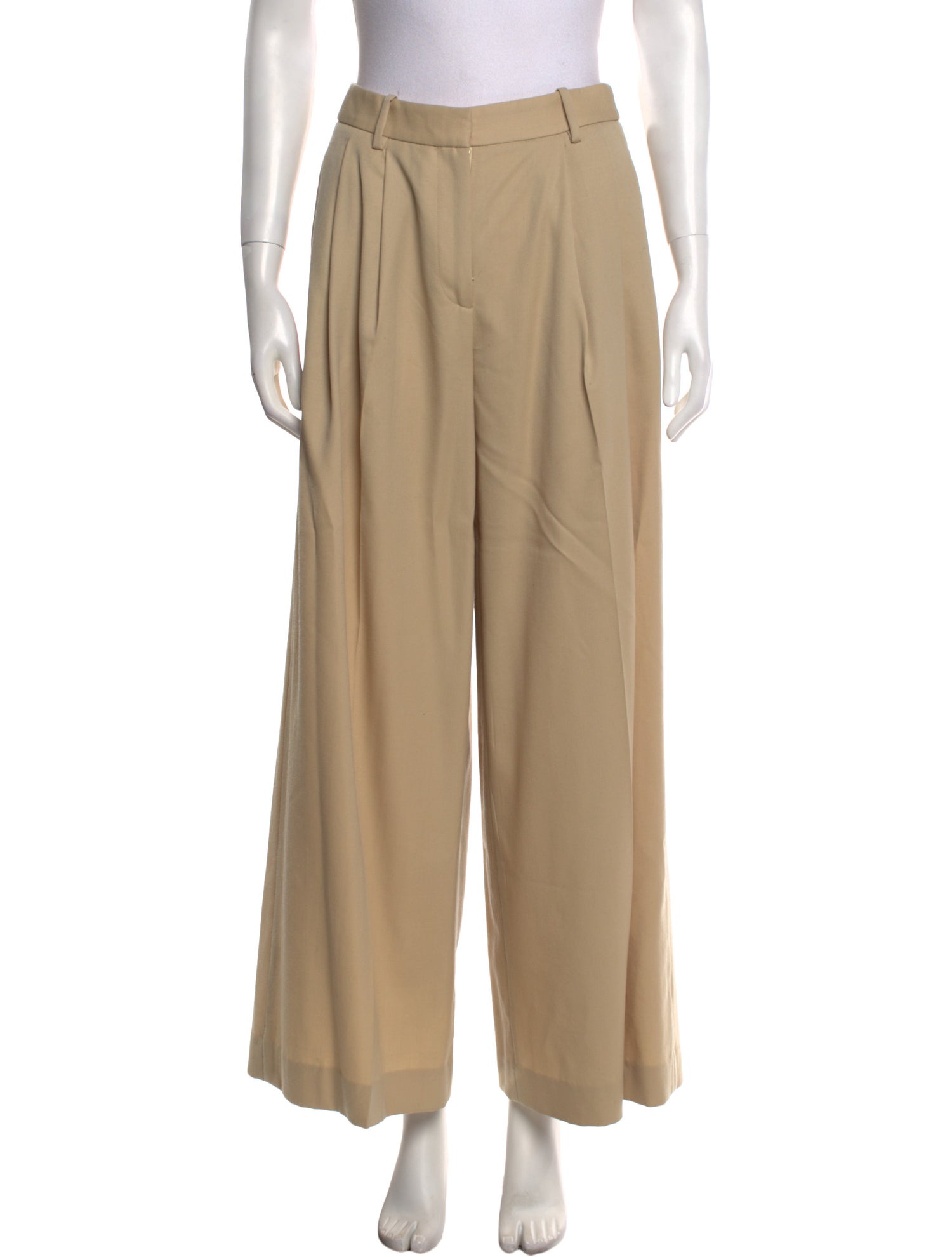 Nili Lotan Virgin Wool Wide Leg Pants