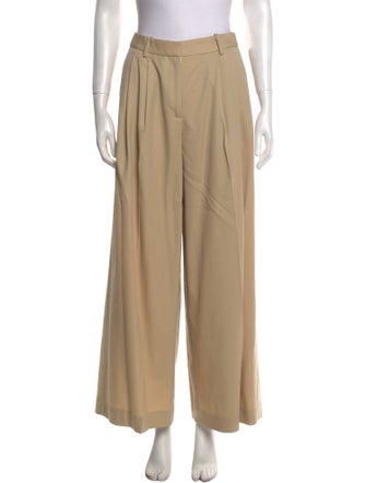 Nili Lotan Virgin Wool Wide Leg Pants