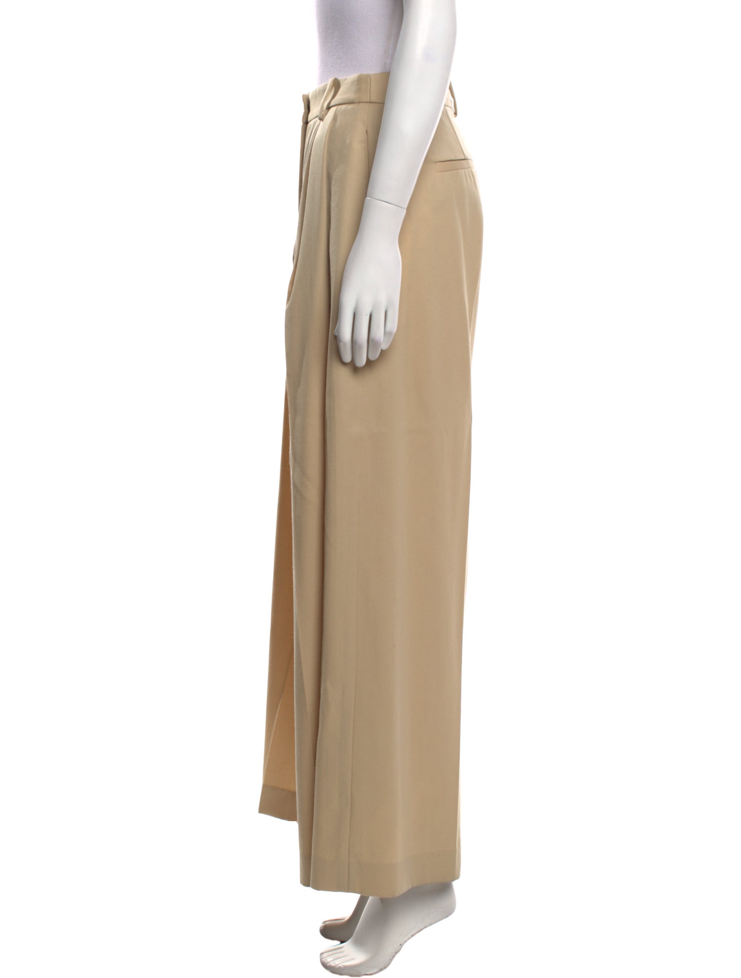 Nili Lotan Virgin Wool Wide Leg Pants
