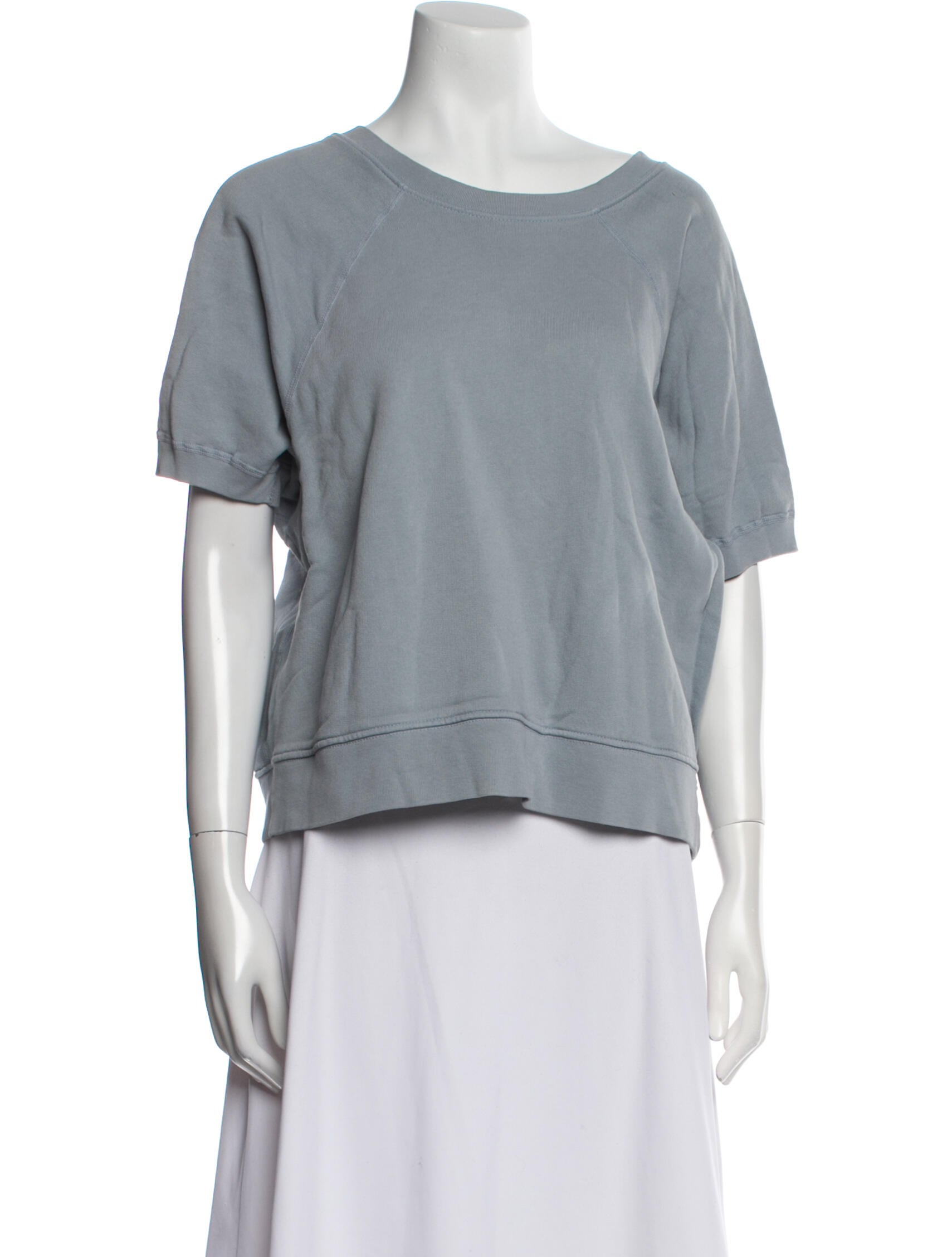 Nili Lotan Bateau Neckline Short Sleeve T-Shirt