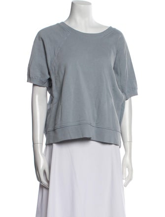 Nili Lotan Bateau Neckline Short Sleeve T-Shirt