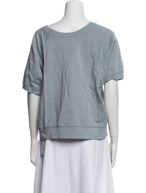 Nili Lotan Bateau Neckline Short Sleeve T-Shirt