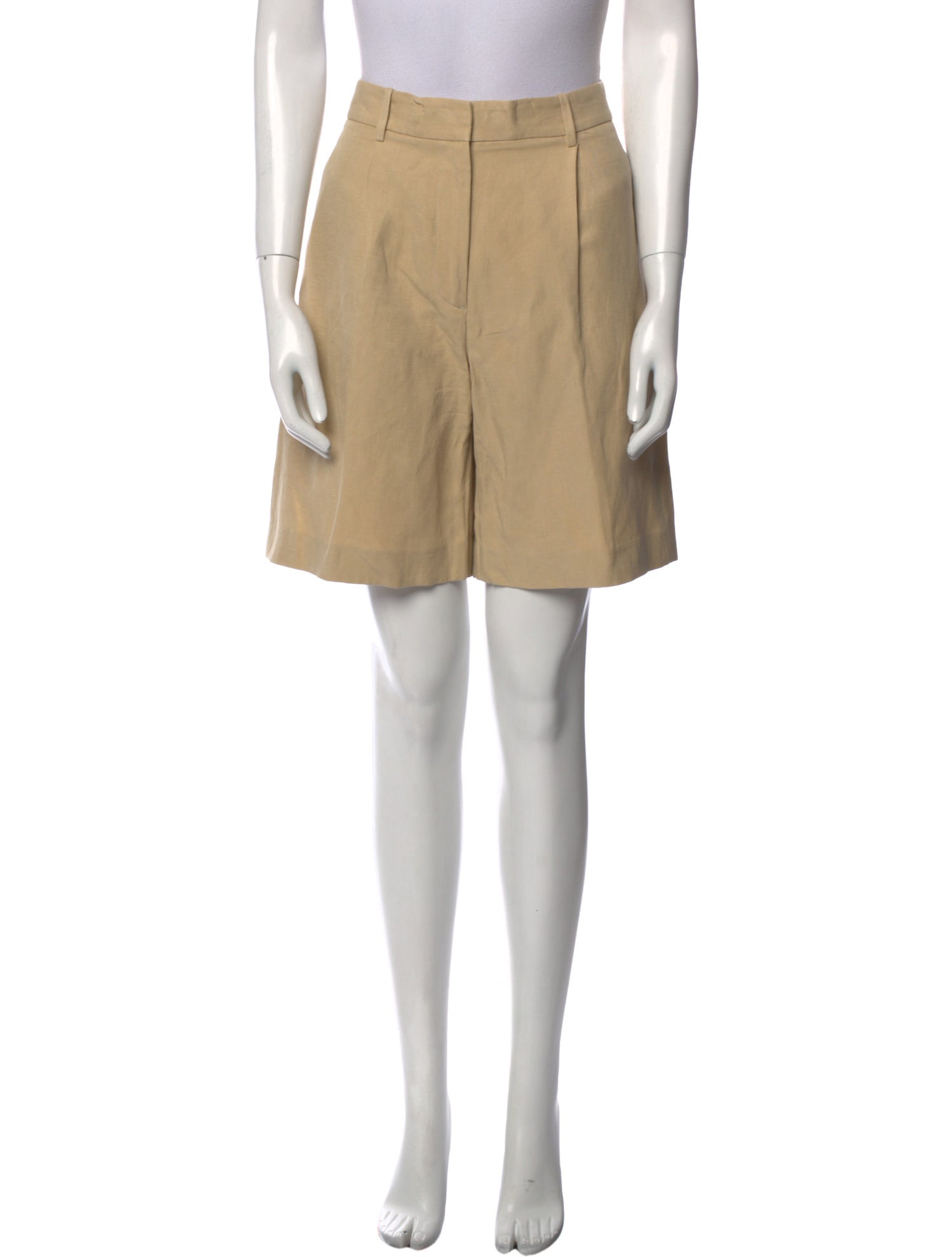 Nili Lotan Linen Knee-Length Shorts
