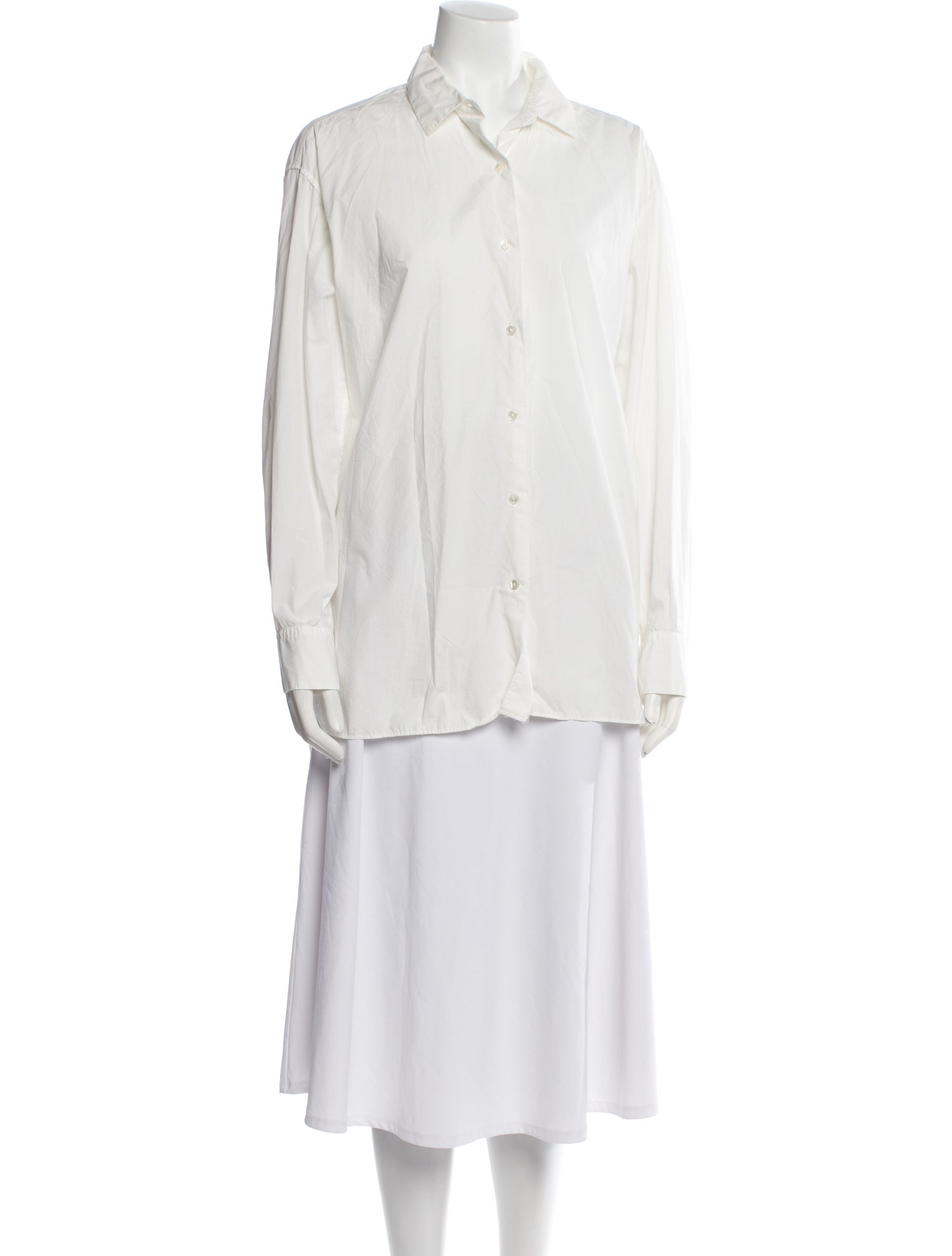 Nili Lotan Long Sleeve Button-Up Top